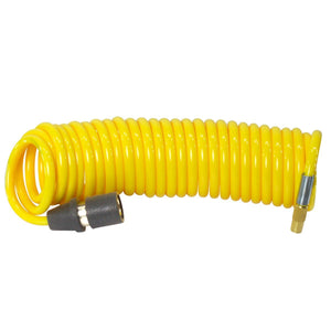 16 foot yellow coil hose