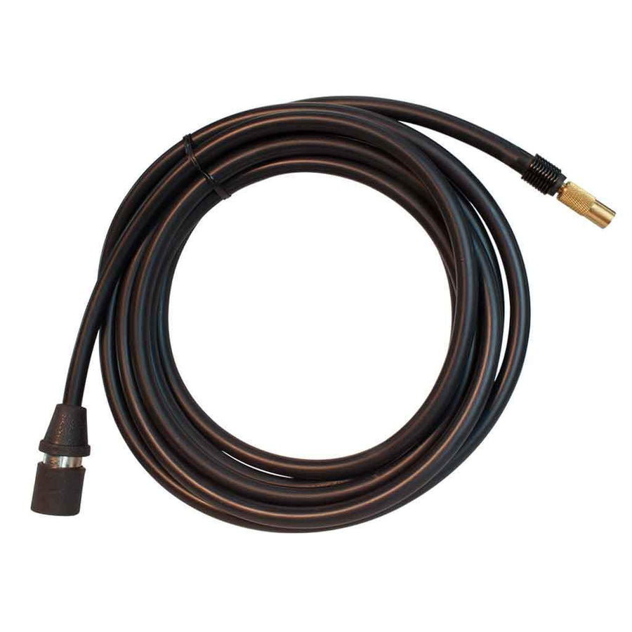 black rubber air hose for inflating car and truck tires